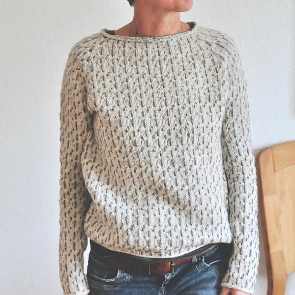 Angelina™ | Elegant och Bekväm Stickad Pullover