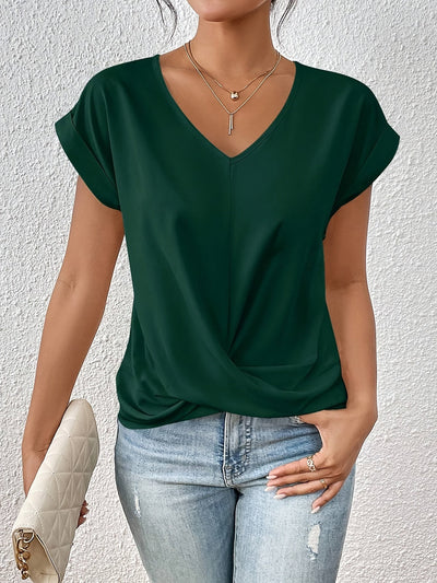 Gunborg™ | Mjuk V-ringad t-shirt