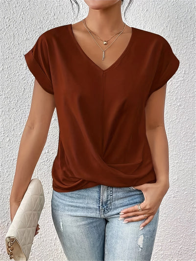 Gunborg™ | Mjuk V-ringad t-shirt