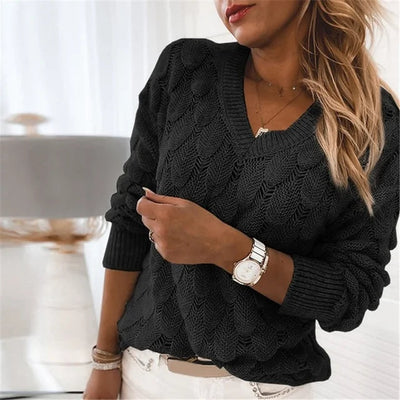 Ester™ | Elegant V-ringad tröja