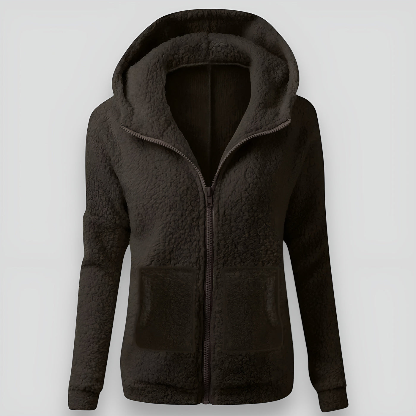 Silje™ | Dam Hoodie i Tjock Fleece