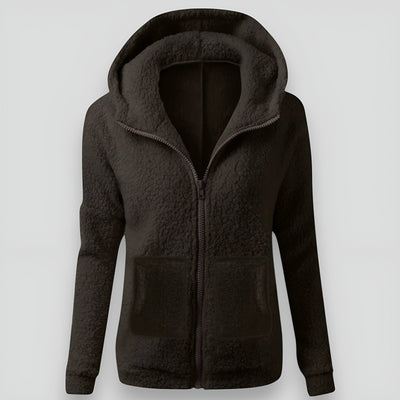 Silje™ | Dam Hoodie i Tjock Fleece