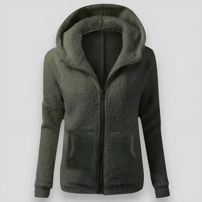 Silje™ | Dam Hoodie i Tjock Fleece