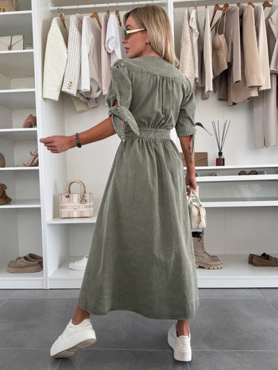 Elsie™ | Stilren denimklänning